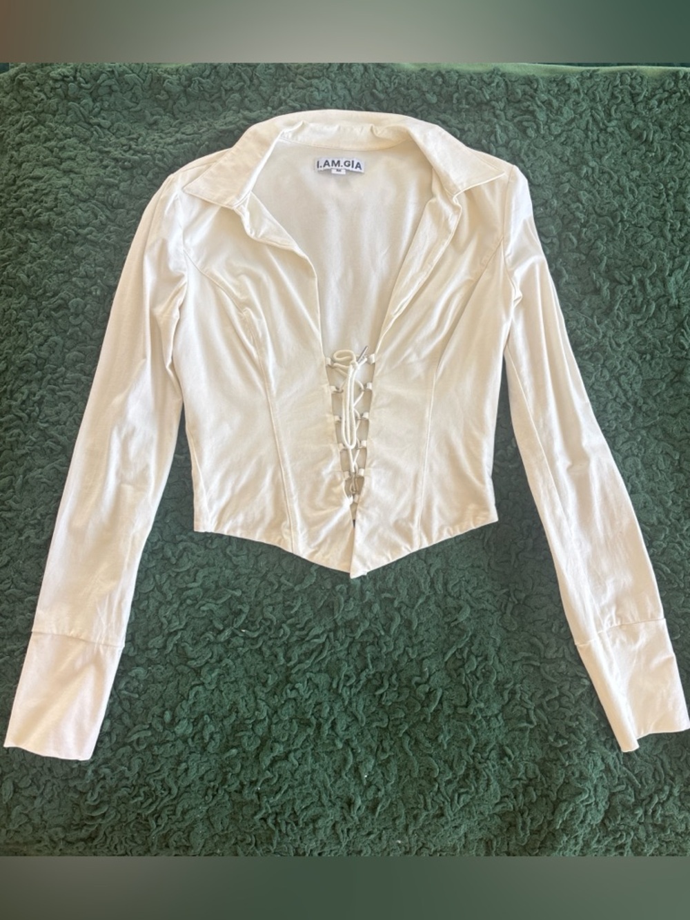 I.AM.GIA Lace-Up Top